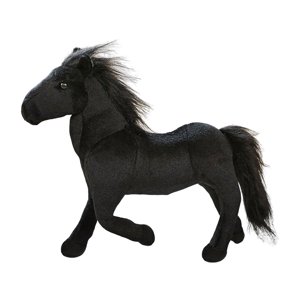 Bothyi - Animales De Peluche Caballo Peluche De Peluche Para La Decoración De La Sala De Estar Del Dormitorio Negro