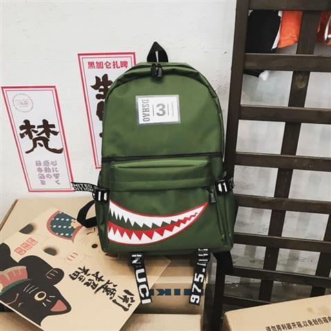 School Boys girls Shark Backpacks Large Capacity Bookbag Waterproof Women's Travel Back Pack