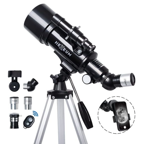 Telescopio 70 Mm De Apertura 500 Mm Para Niños Y Adultos