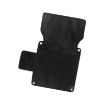 Ioensy - Silla Plegable De Repuesto De Tela Para Senderismo, Mochilero, Patio, Camping, Bolsillo Lateral, Color Negro, 33 X 33 Cm