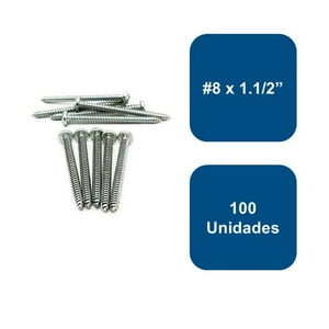 Anclajes - Roscalata Cabeza Binding Zincado #8 X 1.1/2"" 100Un.