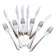 thumbnail image 2 of Pack 12 tenedores + 12 cuchillos de mesa acero inoxidable, 2 of 3