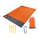 thumbnail image 3 of Manta De Picnic Estera Al Aire Libre Manta De Playa Plegable Para Parque Mochilero Deportes Naranja 140cmx200cm, 3 of 5