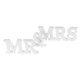 thumbnail image 2 of Set de letreros decorativos Super Z Outlet Mr & Mrs, 2 of 5