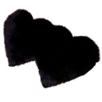 Genérico - Alfombra Pelo Largo Corazón - Acogedora Y Suave C2