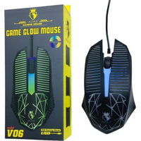 Genérico - Mouse Gamer Aoas V06 Retroiluminado Usb