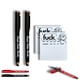 thumbnail image 1 of Bloc y bolígrafo Fresh Outta Fucks, bolígrafo de gel negro divertido con bloc de notas, juego de bloc de notas y bolígrafo divertido, accesorios de escritorio divertidos (negro, 2 piezas), 1 of 7