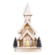 thumbnail image 3 of Iglesia de nieve iluminada de madera para Navidad, escena de nieve en miniatura para Navidad, decoración navideña, 40 x 19 cm, para dormitorio, multiu, 3 of 5