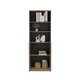 thumbnail image 4 of Estante Organizador 2 Puertas 180,6x62,8x29,9 Cm Negro Y Café Claro, 4 of 8