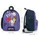 thumbnail image 2 of BT21 Mochila Escolar para Niños y Niñas, Mochila Infantil Ligera de Alta Calidad, Grande y Duradera Azul, 2 of 6