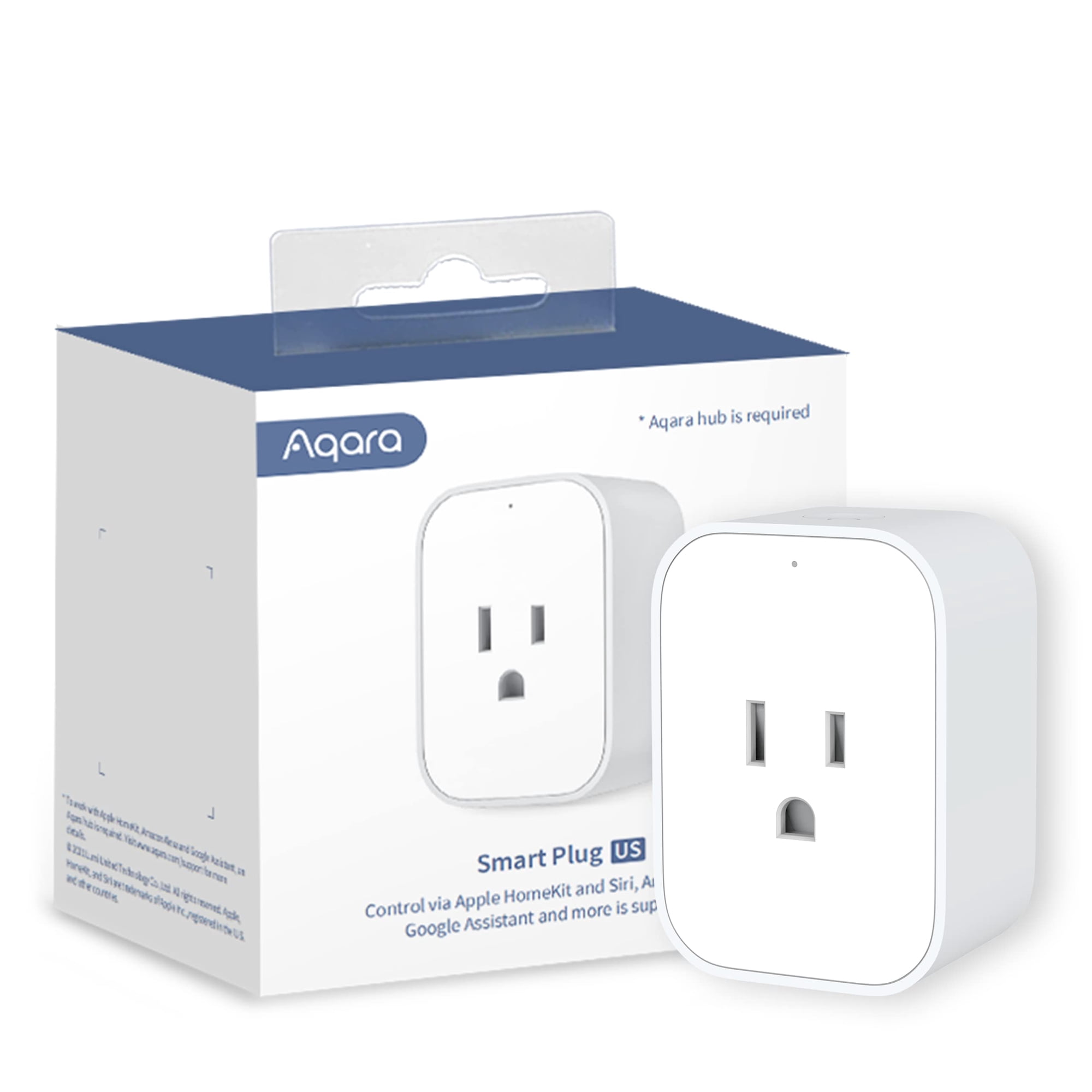 Enchufe Inteligente Aqara Zigbee Con Monitoreo De Energía 15a