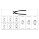 thumbnail image 2 of Kit de abrazaderas para auriculares SWORDFISH 30310-2 con pinza, 124 unidades, 2 of 2