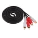 thumbnail image 2 of Línea De Conector De Cable De Extensión De Audio Estéreo Macho A Hembra 2 RCA Chapado En Oro, 2 of 3