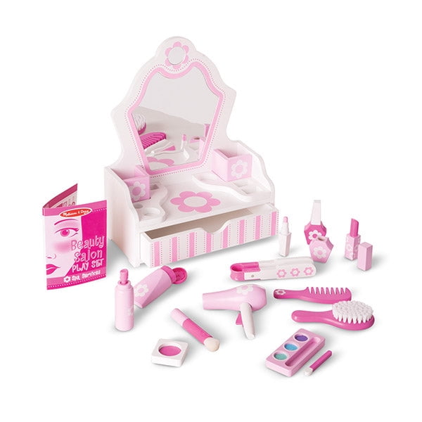 Melissa & Doug - Tocador De Madera Blanco