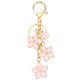 thumbnail image 1 of Llavero de Flor con Letra Inicial Uxcell, Alfabeto A Gota de Aceite Encanto Rosa Flor de Cerezo, 1 of 6