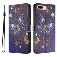 Foxdock Funda Tipo Cartera Para Iphone 7 Plus/8 Plus Con Soporte Y Correa – Diseño De Patrones Lindos