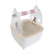 thumbnail image 4 of Soporte De Inodoro Para Loros, Punto Fijo, Percha De Excreción Para Periquitos, Guacamayos, Cacatúas, Color Rosa, 4 of 5