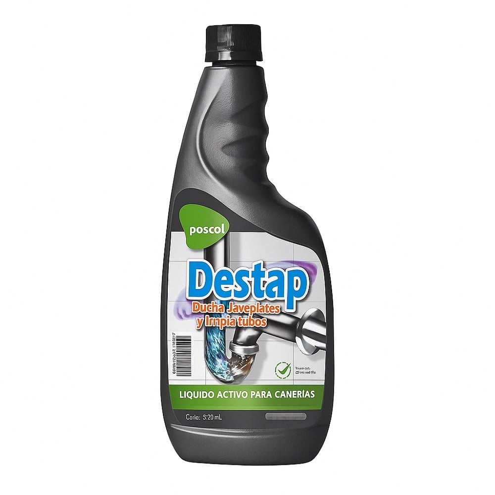 Passol - Destapador Cañerías 500ml Baños, Lavaplatos
