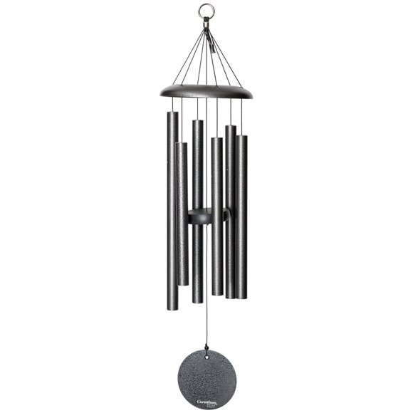 Campanilla de viento Corinthian Bells 76 cm Aluminio acabado Vena Plateada