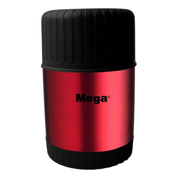 Termo De Comida Marca Magnum Steel 0,5 Lts Acero Rojo