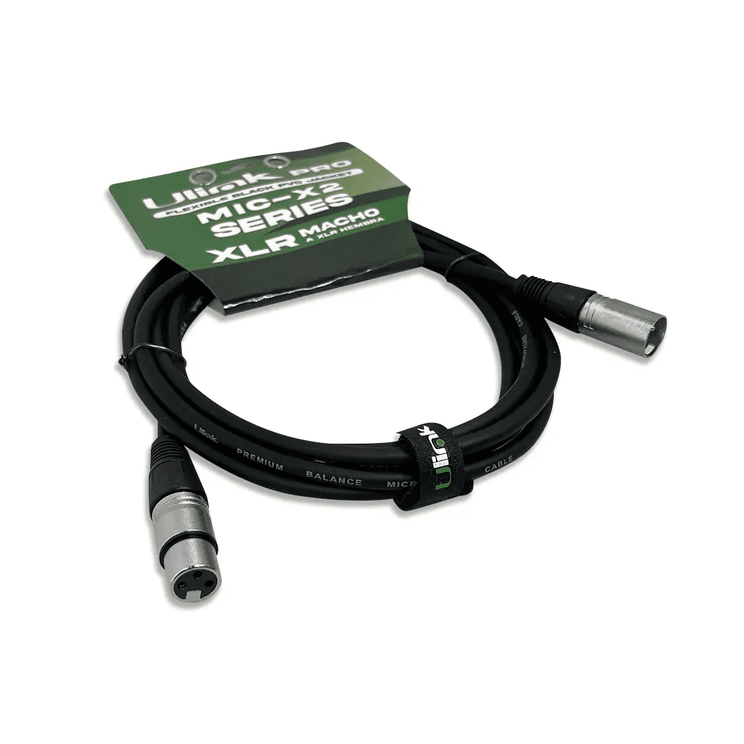 Ulink - Cable De Audio Xlr Macho Hembra De 3 Mts Ul-mic-x2003