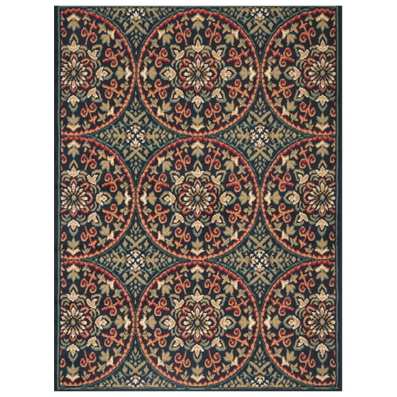 Bajada De Cama Jazmin Azul 50x90