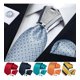 thumbnail image 1 of Corbata Seda Hombres + Nudo + Colleras + Paño. Dif Modelos celeste Talla Única, 1 of 7