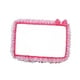 thumbnail image 3 of Marco De Pantalla De Computadora, Cubierta De Borde, Funda Protectora De Tela De Encaje Con Lazo De 23 A 26 Pulgadas, Rosa Rojo, 3 of 5