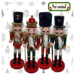 Genérico - Muñeco Cascanueces 26Cm Decoración Surtido Navidad 2025
