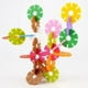 thumbnail image 1 of Snowflakes 4.3 Large Thickened Round Hole Puzzle 3-9 Years Old Boys And Girls Building Blocks Toys Kindergarten Snowflakes Wholesale, 1 of 4