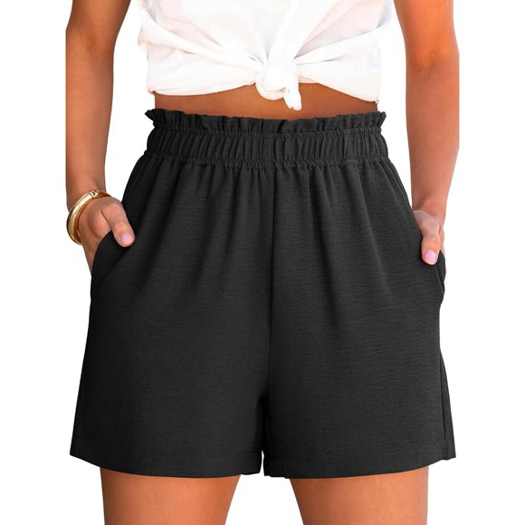 ANRABESS Shorts casuales de verano para mujer con bolsillos