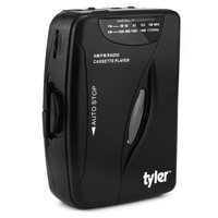 Reproductor De Casetes Portátil Estéreo Tyler Tcp-02 Con Auriculares Deportivos
