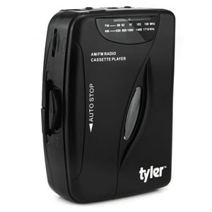 Reproductor De Casetes Portátil Estéreo Tyler Tcp-02 Con Auriculares Deportivos