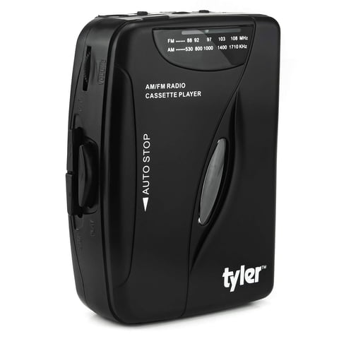 Reproductor De Casetes Portátil Estéreo Tyler Tcp-02 Con Auriculares Deportivos