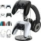 thumbnail image 1 of Soporte acrílico de doble capa para mandos de juegos y auriculares compatible con mandos de PS5, PS4 y Xbox-Transparente, 1 of 6