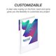 thumbnail image 2 of Binder Durable 0 5 Pulgadas Con Clear View Paquete De 8 Unidades Color Blanco, 2 of 8