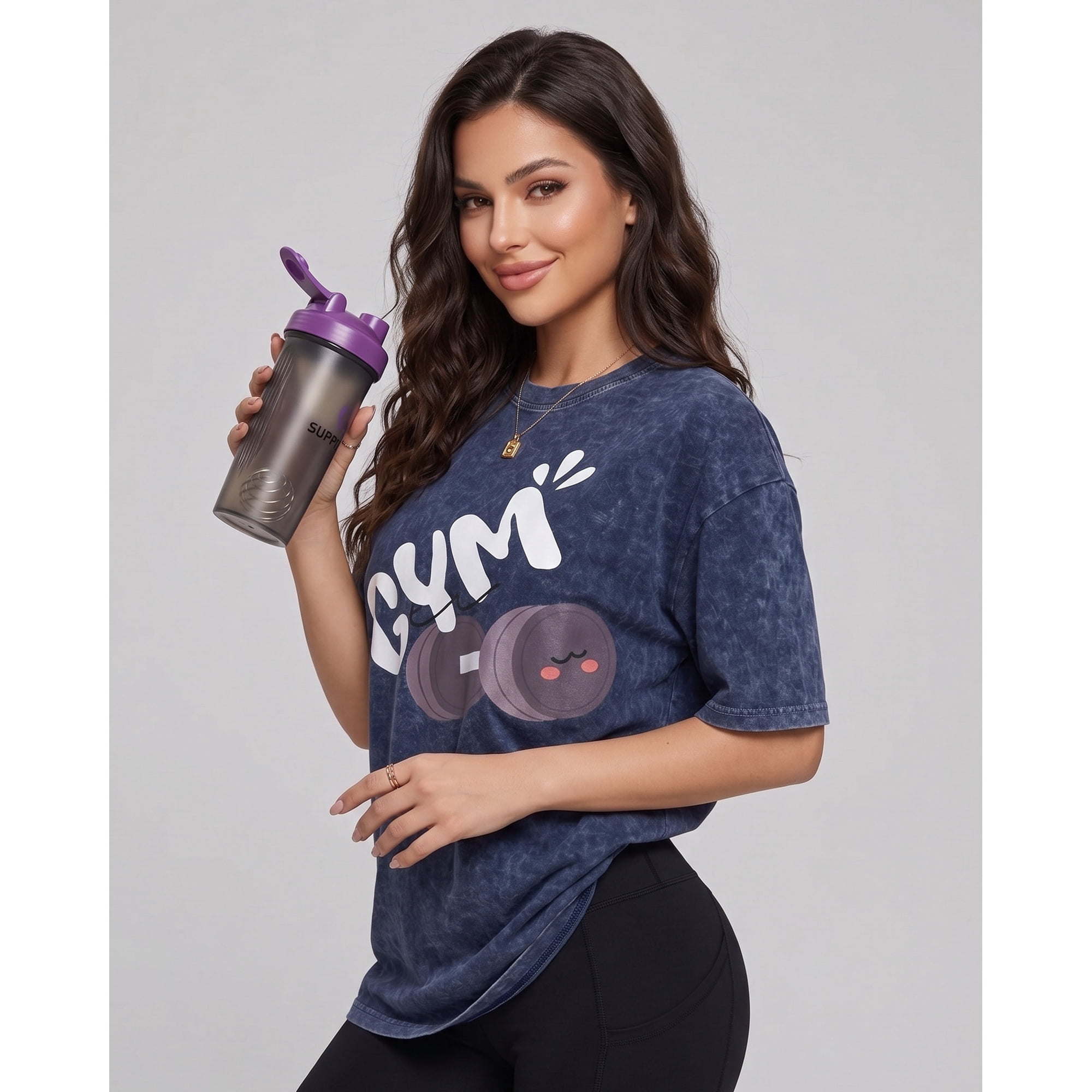 Flix Spa - Polera Modeladora Relajada Gym Sport Elegante