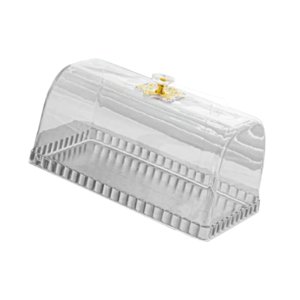 Magideal - Cubierta De Cúpula Transparente Para Pastel, Exhibición De Postres, Regalo Versátil Para Inauguración De La Casa, Cubierta Para Comida, Tapa Para Past Longitud 27 Cm