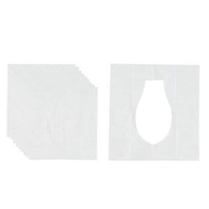 Magideal - 10X Almohadillas Desechables Para Asiento De Inodoro, Accesorios Para Mantener Las Alfombrillas De Inodoro Universales Sanitarias, Convenientes Para