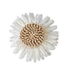 thumbnail image 1 of Conjunto de mesa con soporte para servilletas de diseño floral blanco, 1 of 5