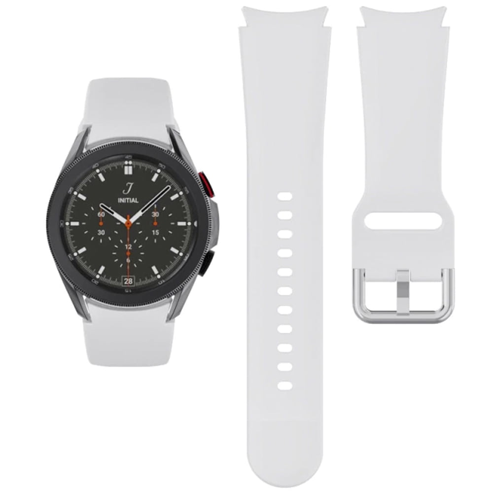 Genérico - Correa Silicona Premium Para Galaxy Watch 4 / 5 Classic Blanco