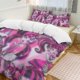 thumbnail image 1 of Monster HighCartoon Collection 3-Piece Comforter Set, Personalized Bedding Decor for Kids And Teens Bed Sheets, 1 of 5