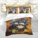 thumbnail image 5 of Más Allá del Jardín Conjunto de sábanas temático, trío de piezas, cómodo y amigable con la piel, diseño único, regalo de decoración para el hogar para familiares, amigos y fans,173cm *218cm, 5 of 6