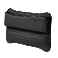 Ioensy - Organizador De Bolsillo Lateral Para Asiento De Coche, Organizador De Bolsillo Lateral Para Asiento De Coche, Color Negro