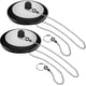 thumbnail image 1 of 2 tapones universales para bañera y cadena de desagüe, de goma, de 45 mm, de metal, cromados, para ducha, lavabo de cerámica y baño., 1 of 7