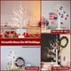 thumbnail image 3 of Árbol artificial PEIDUO de abedul de 2 pies con luces LED de color blanco cálido, 3 of 9