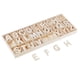 thumbnail image 4 of Letras De Madera Sin Pintar Letras A-Z Letra Del Alfabeto Con Bandeja De Almacenamiento Ni?o Regalo, 4 of 5