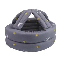 Bothyi - Gorro Protector Grueso Y Suave Anticolisión, Transpirable, Para Personas Mayores, Color Gris