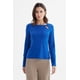 thumbnail image 1 of Polera Mujer Con Abertura Y Nudo Azul, 1 of 4