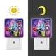 thumbnail image 3 of Kipo y la Era de las Bestias Maravilla Luz nocturna LED con sensor de anochecer a amanecer para dormitorio, baño, pasillo, escaleras - Lámpara LED nocturna de enchufe, 0.5W - 1 pieza, 3 of 6